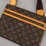 Louis Vuitton Monogram Crossbody Bag Personalized Gold Initials