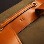 Mcm Canvas Leather Backpack Blind Debossed Initials 1