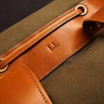 Mcm Canvas Leather Backpack Blind Debossed Initials Thumb