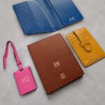 Mcm Personalized Saffiano Leather Travel Accessories Set