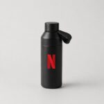 Ocean Bottle Laser Engraving Personalised Black Water Bottle