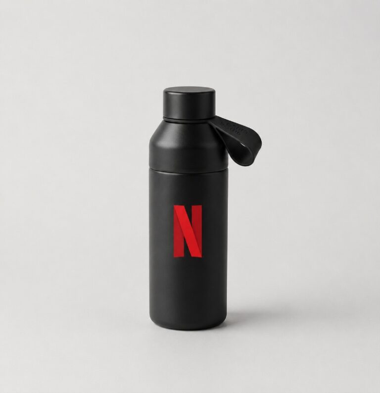 Ocean Bottle Laser Engraving Personalised Black Water Bottle