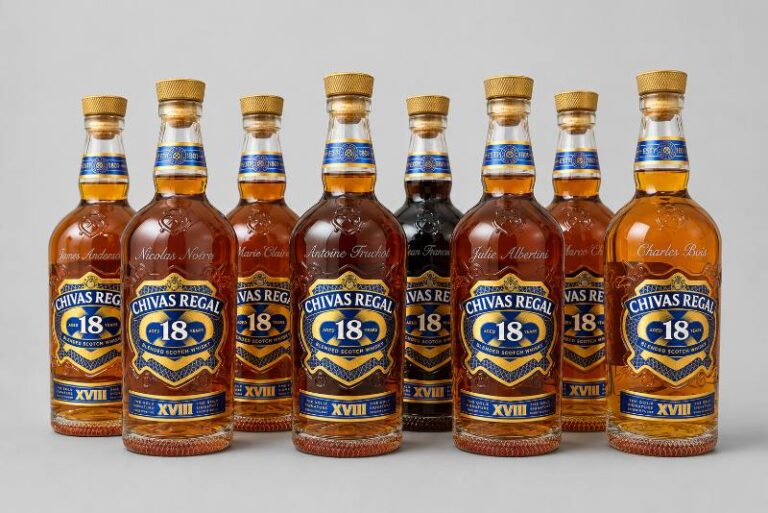 Personalised Chivas Regal 18 Year Whisky Glass Bottles Custom Engraved Corporate Gifts