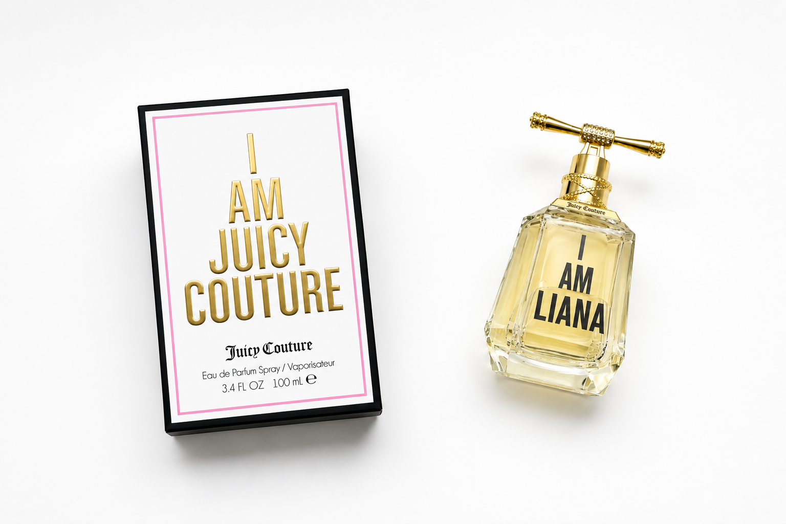 Personalised Juicy Couture Perfume Custom Engraved Fragrance Gift