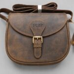 Personalised Laser Engraved Leather Cartridge Bag