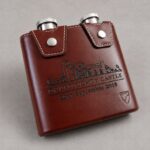 Personalised Laser Engraved Leather Hip Flask Wedding Gift