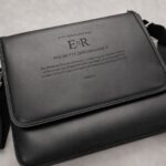 Personalised Laser Engraved Leather Messenger Bag