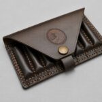 Personalised Laser Engraved Leather Shotgun Cartridge Wallet