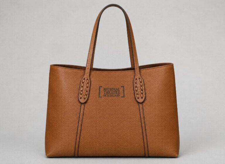 Personalised Laser Engraved Leather Tote Bag