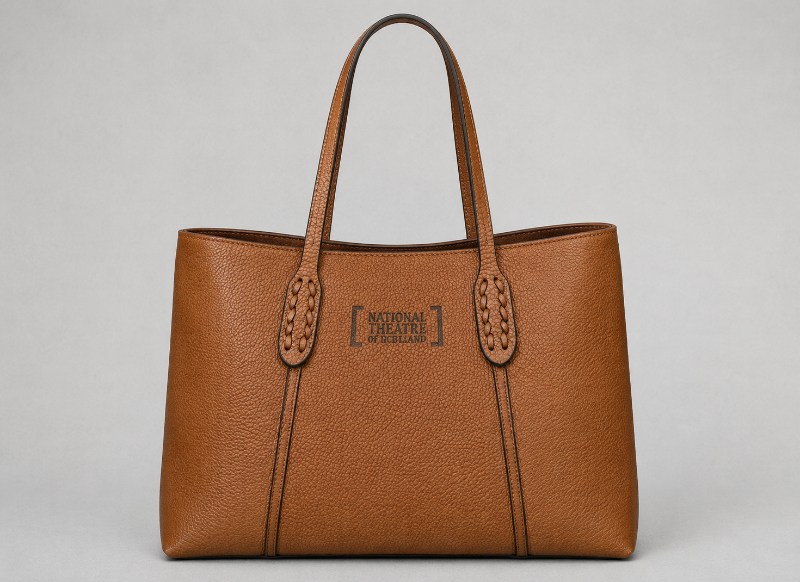 Personalised Laser Engraved Leather Tote Bag