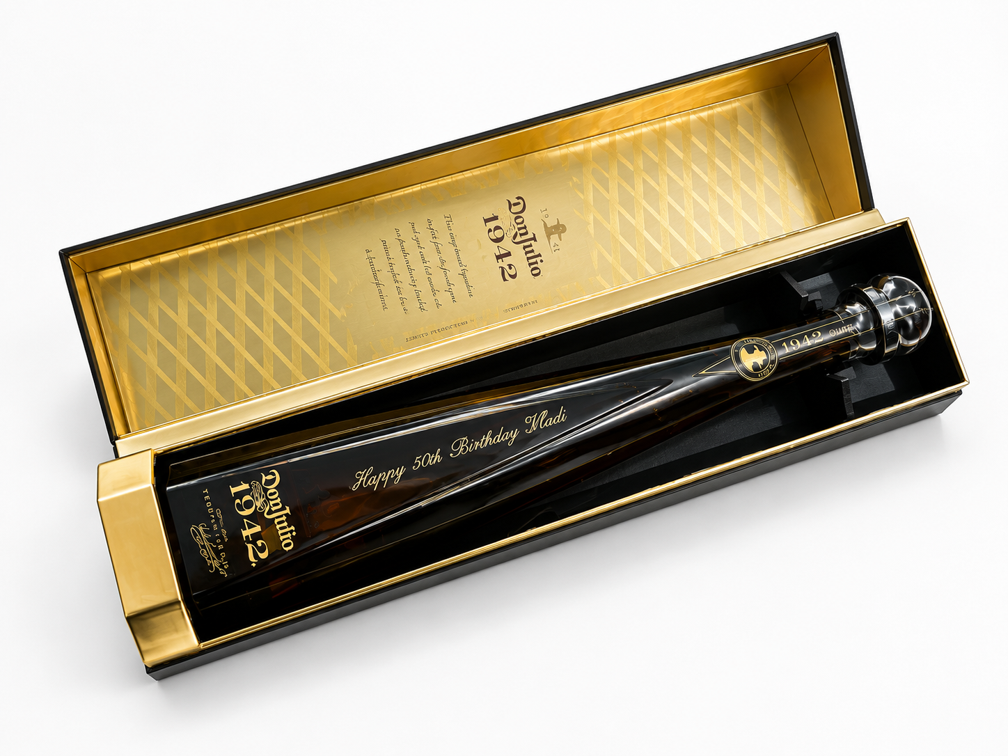 Personalised Sandblast Engraved Don Julio 1942