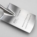 Sandblast Engraved Ceremonial Tree Planting Spade