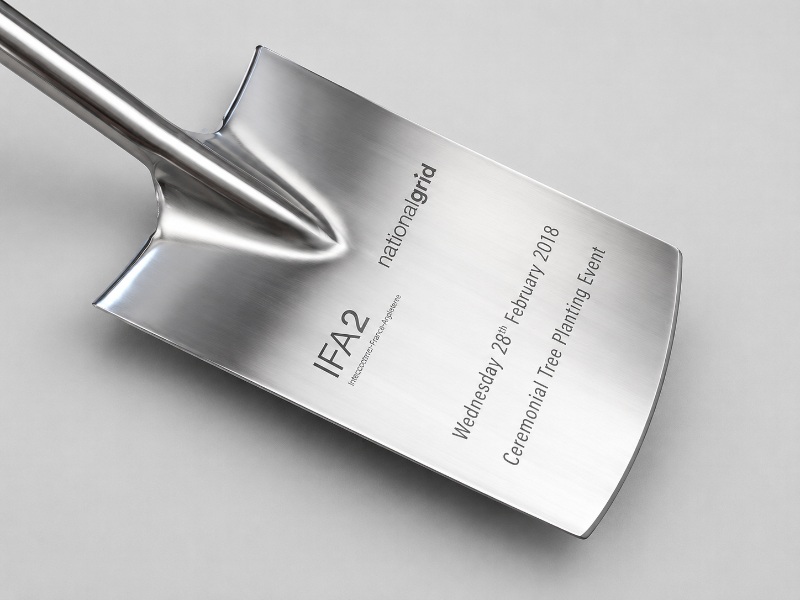 Sandblast Engraved Ceremonial Tree Planting Spade
