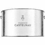 Sandblast Engraved Champagne Ice Bucket Castelnau