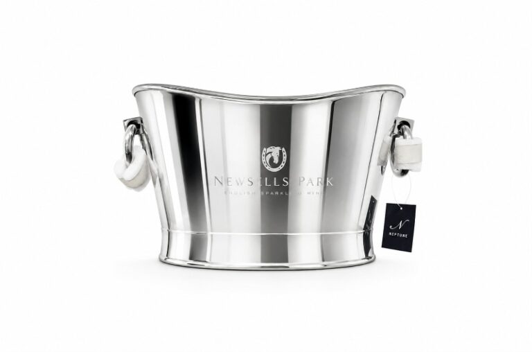 Sandblast Engraved Stainless Steel Wine Cooler Newsells Park