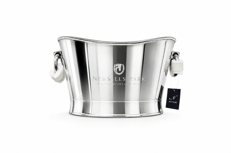 Sandblast Engraved Stainless Steel Wine Cooler Newsells Park