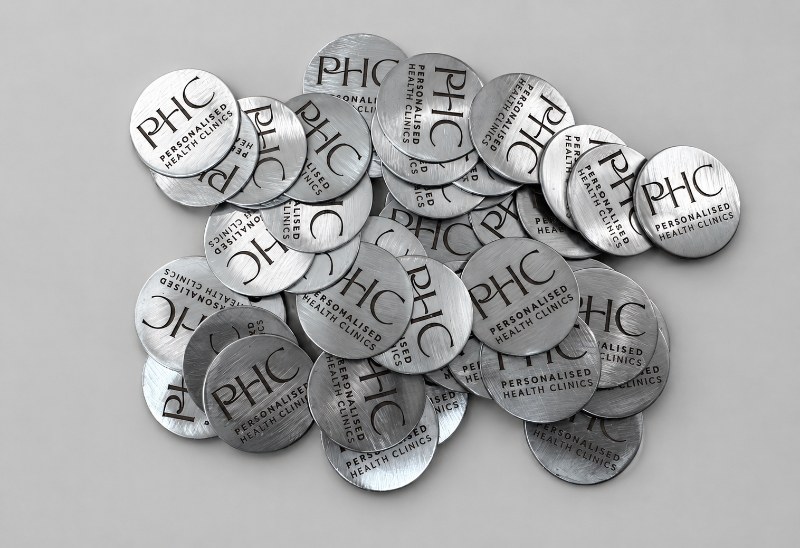 Stainless Steel Metal Engraving Personalised Discs Laser Marking