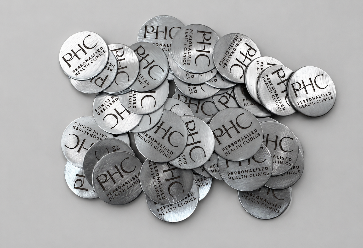 Stainless Steel Metal Engraving Personalised Discs Laser Marking