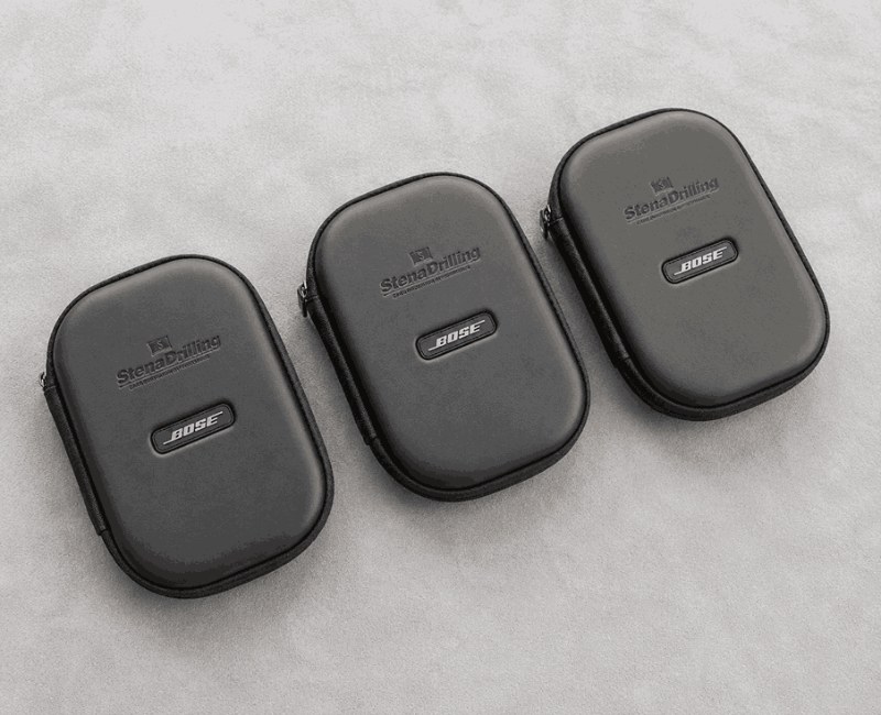 Stena Drilling Custom Heat Embossed Bose Headphone Cases