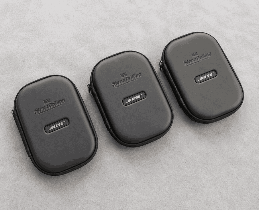 Stena Drilling Custom Heat Embossed Bose Headphone Cases