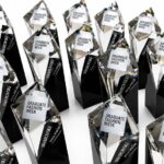 Swarovski Crystal Graduate Fashion Week Awards Custom Engraved Trophies