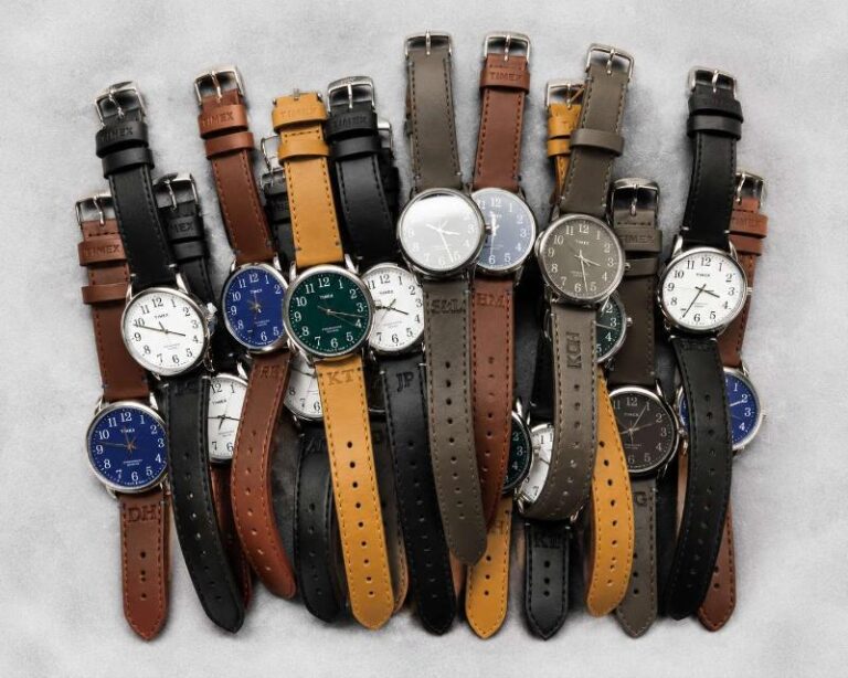 Timex Watches Live Launch Event Personalized Leather Straps