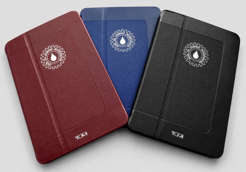Tumi Custom Embossed Corporate Leather Tablet Cases