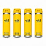 Yeti Yellow Travel Tumblers Metal Engraving Logo Branding