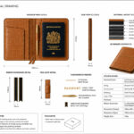 Bespoke Full Grain Leather Passport Covers Corporate Client Copy