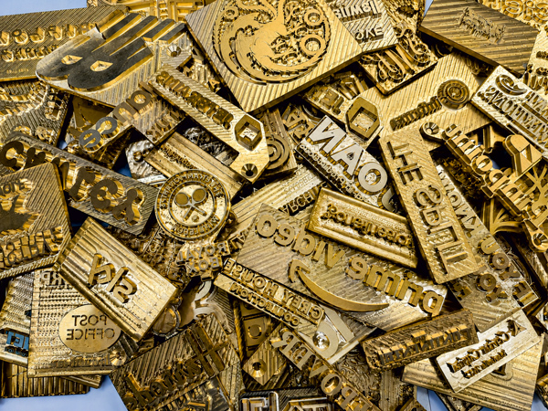 Custom Brass Embossing Dies For Company Logos