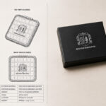 Custom Croc Embossed Leather Compact Mirror Copy
