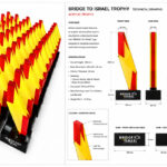 Custom Laser Cut Acrylic Awards Colour Printed Stem Bespoke Trophies Copy