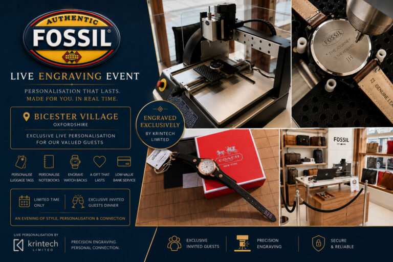 Fossil Store Live Embossing Engraving Event 13