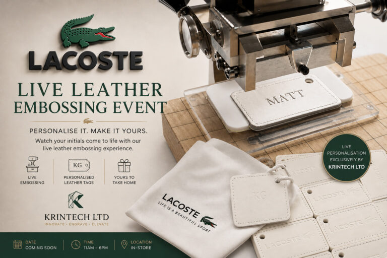 Lacoste Live Leather Embossing Event