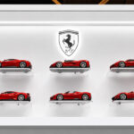 Laser Cut Clear Acrylic Display Stand Model Cars Ferrari Diecast Display Case