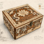 Laser Cut Plywood Presentation Box Custom Engraved Wooden Gift Box