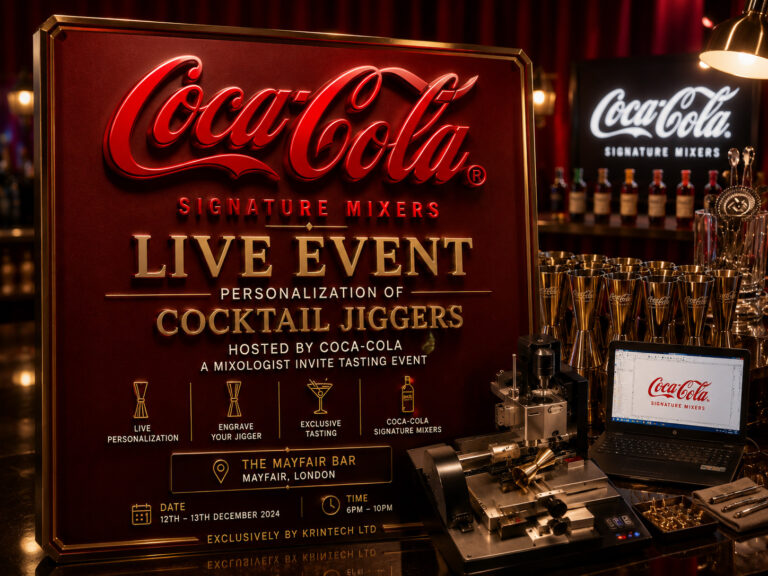 Live Jigger Engraving Event Coca Cola Signature Mixers 11