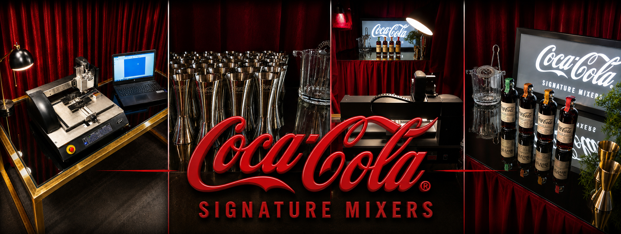 Live Jigger Engraving Event Coca Cola Signature Mixers 23