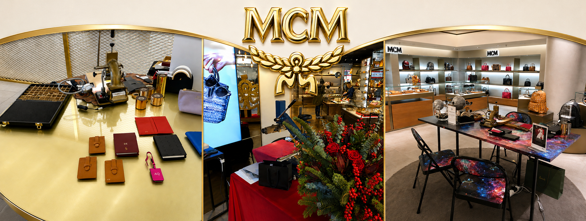 Live Leather Embossing Event Mcm 18