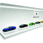 Model Car Showroom Display System Led Acrylic Display Case