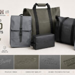 Rains bags embossed by Krintech Ltd for film and TV cast and crew gifts and corporate gifting