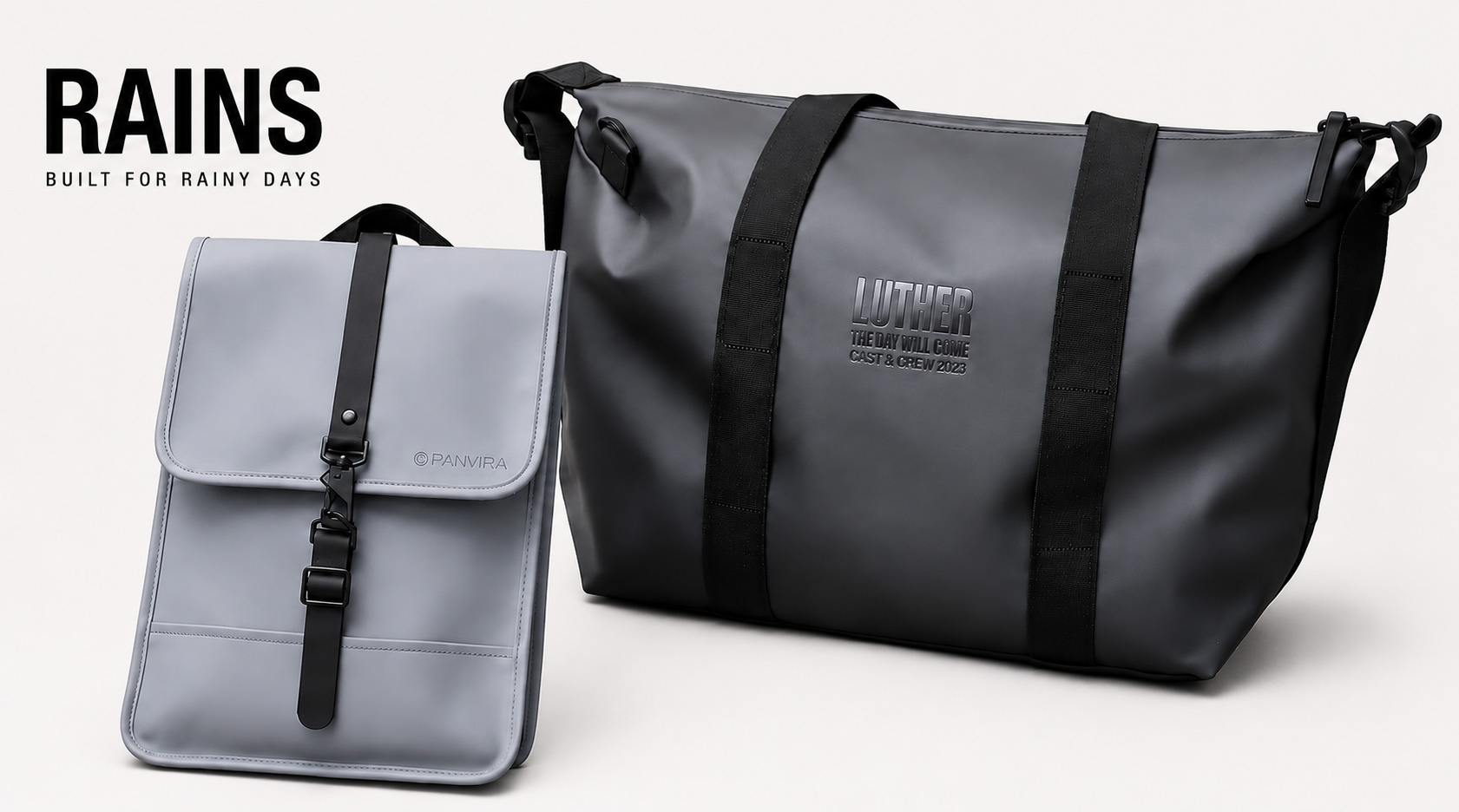 Rains Bag Embossing for Film & TV Crew Gifts | Krintech Ltd